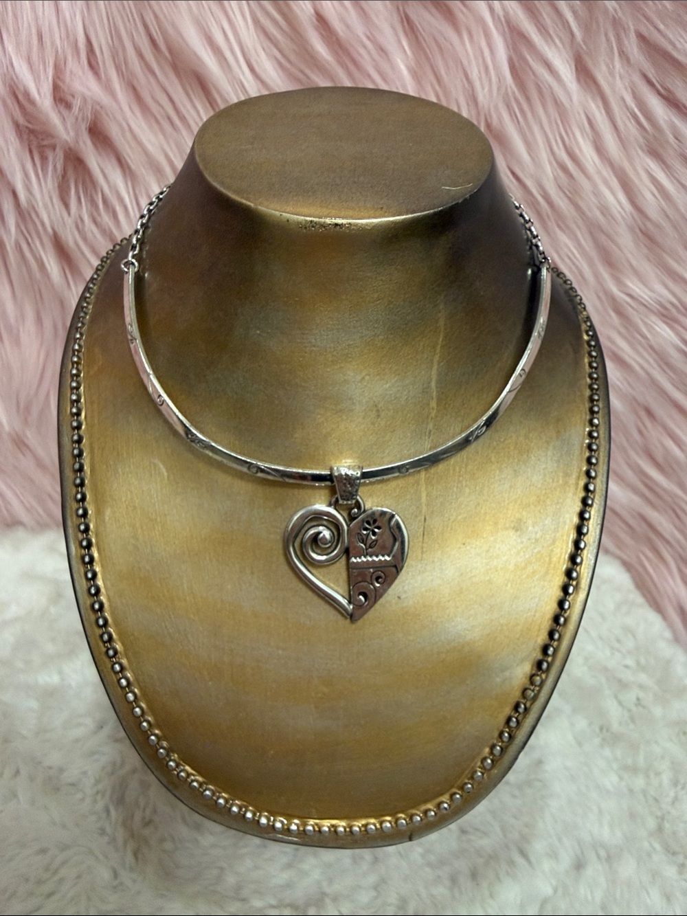Brighton Silver Heart Pendant Necklace